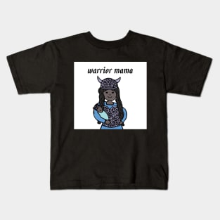 Warrior Mama - Valkyrie mom Kids T-Shirt